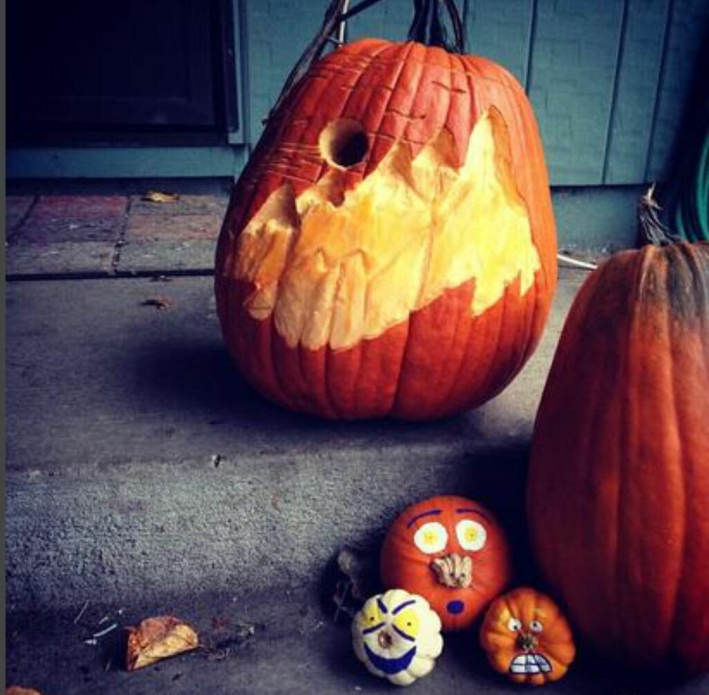 pumpkin carving fails