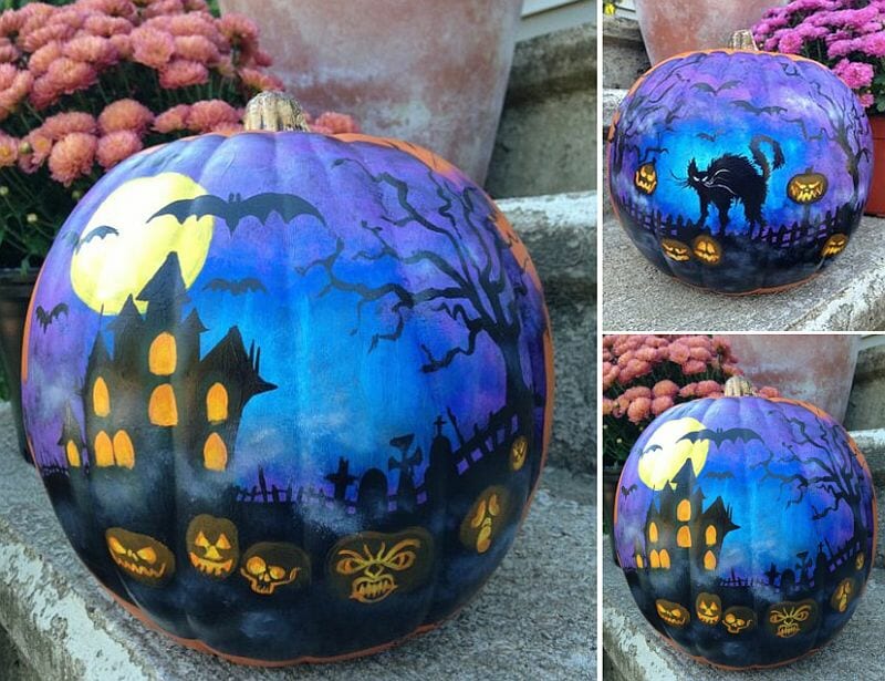 painted pumpkins
