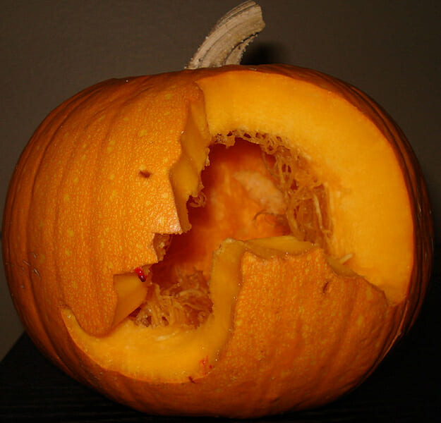 pumpkin carving fails