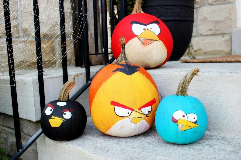 painted pumpkins