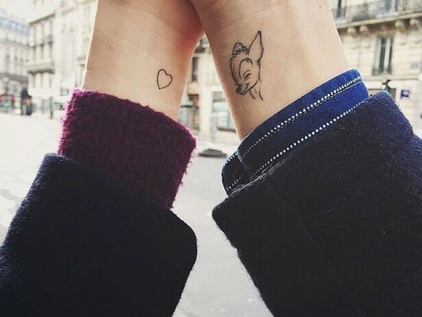 disney couple tattoos