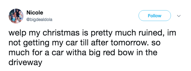 kids complaining about their christmas presents