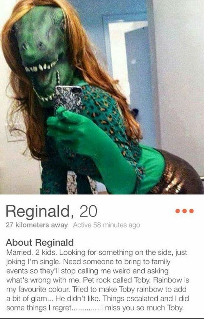 weird Tinder profiles