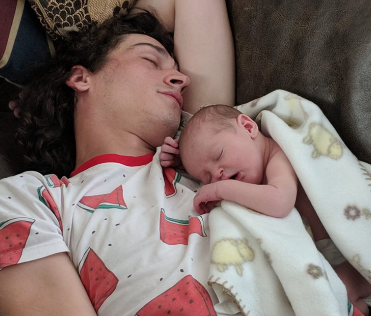Cuddles With Daddy