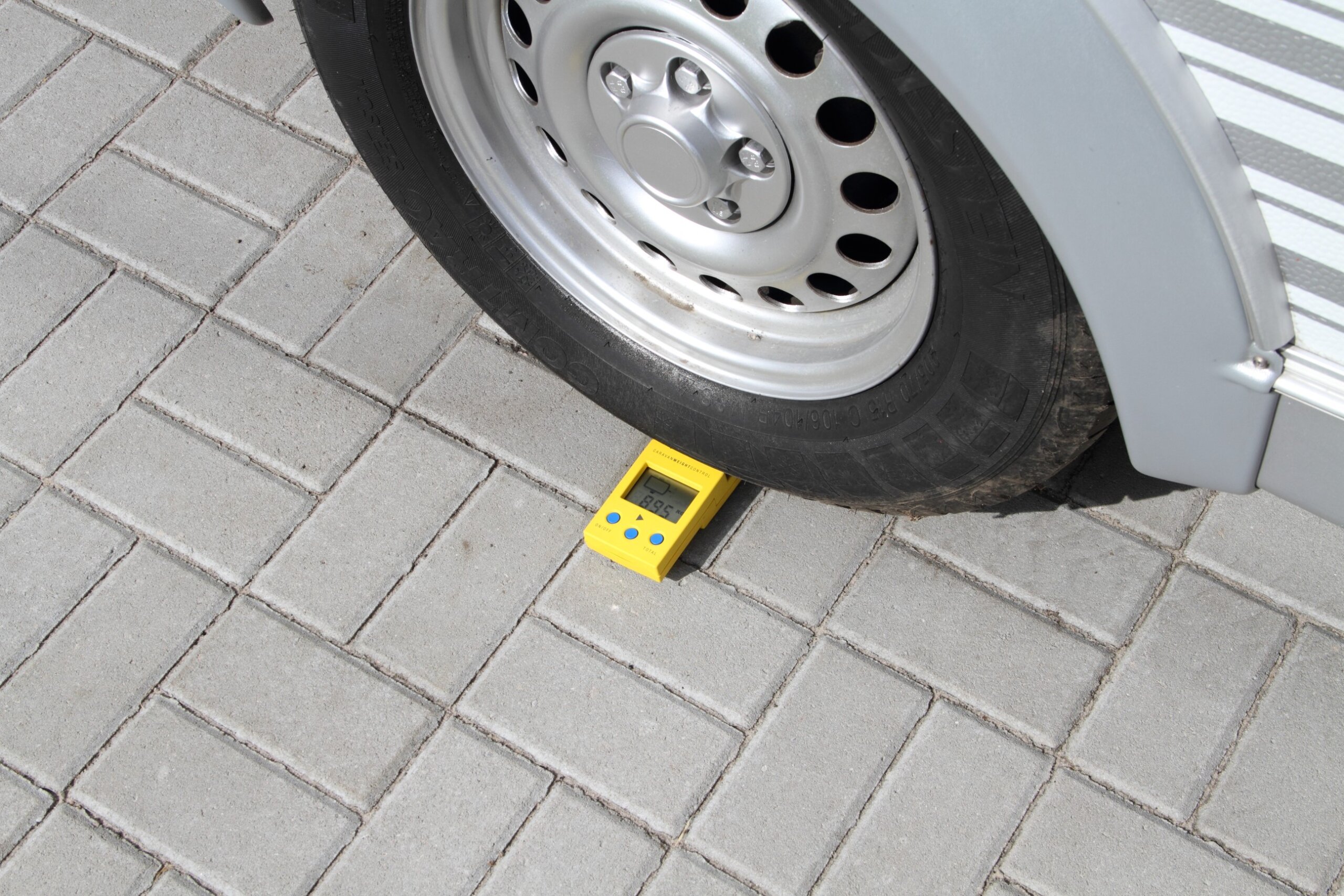 Checking RV weight before roadtrip