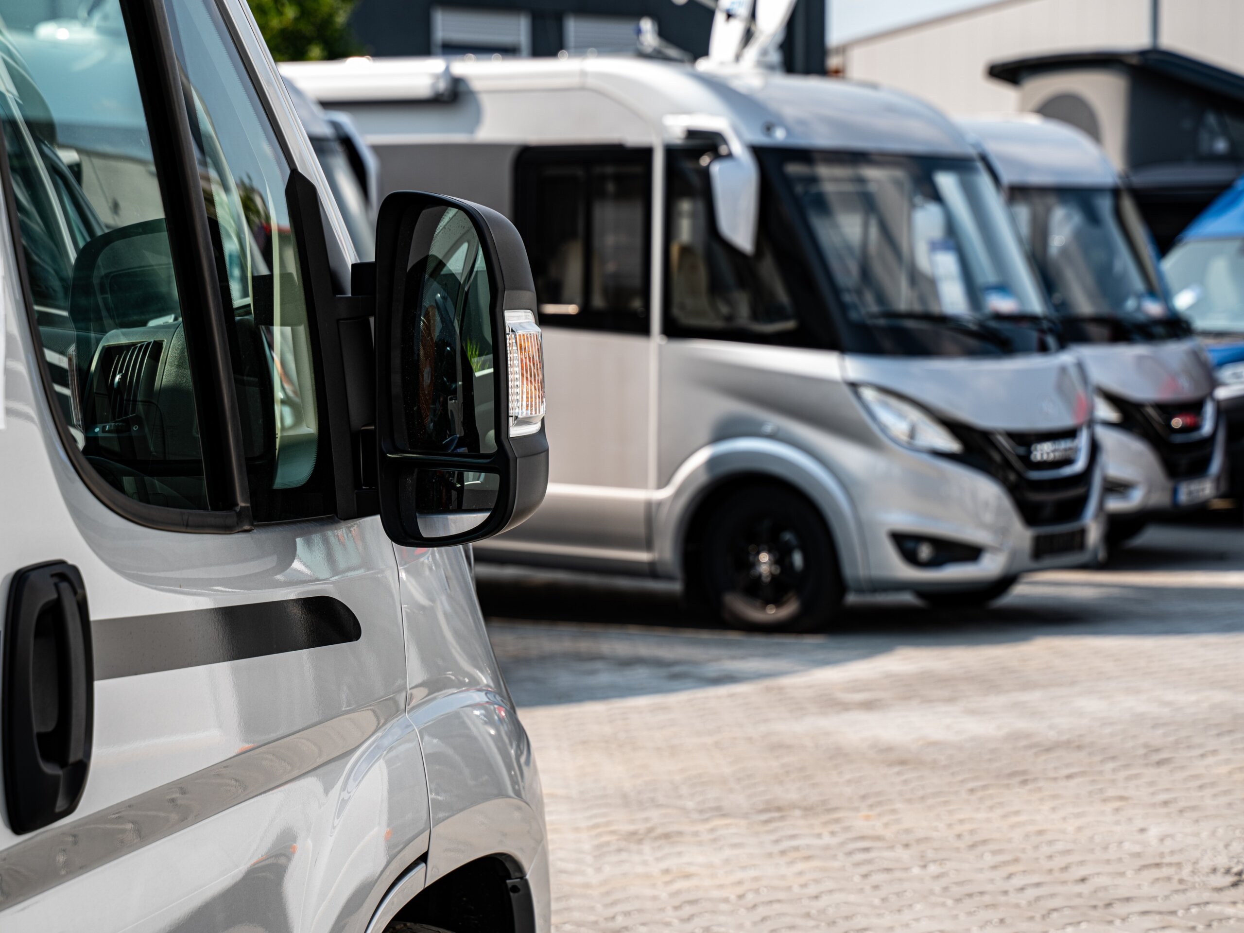 Camping Motorhomes. Recreational Vehicles Selling. Caravaning Industry.