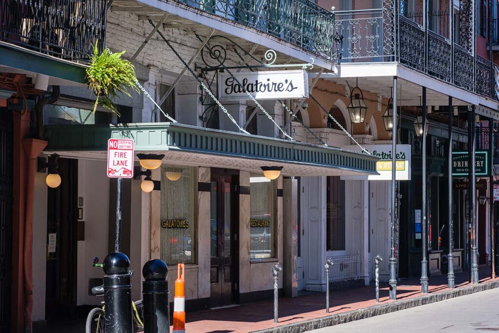 Galatoire’s is a New Orleans institution known for its classic Creole cuisine and elegant atmosphere