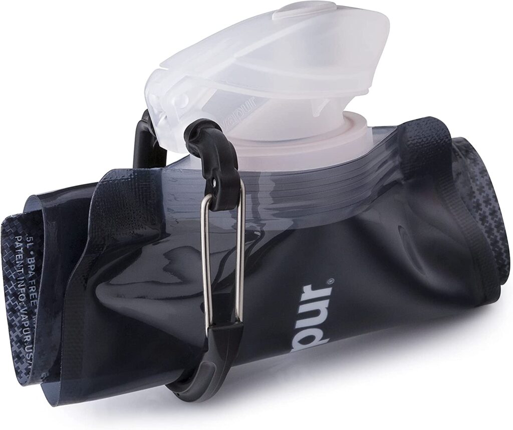 Vapur Solid Flexible Water Bottle (with Carabiner)