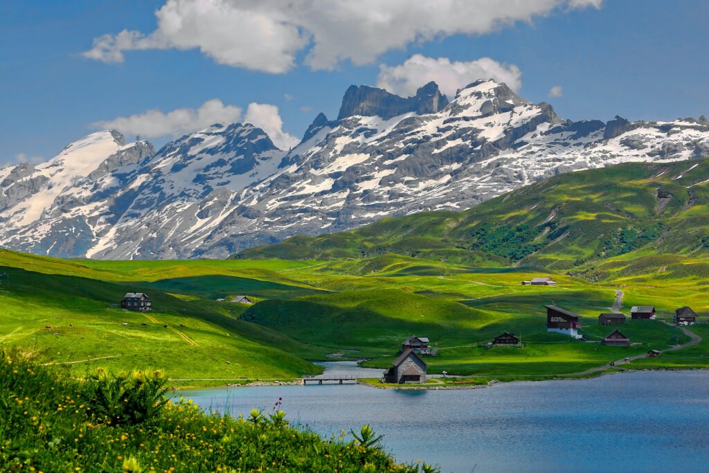 Wonderful spring in the Alps