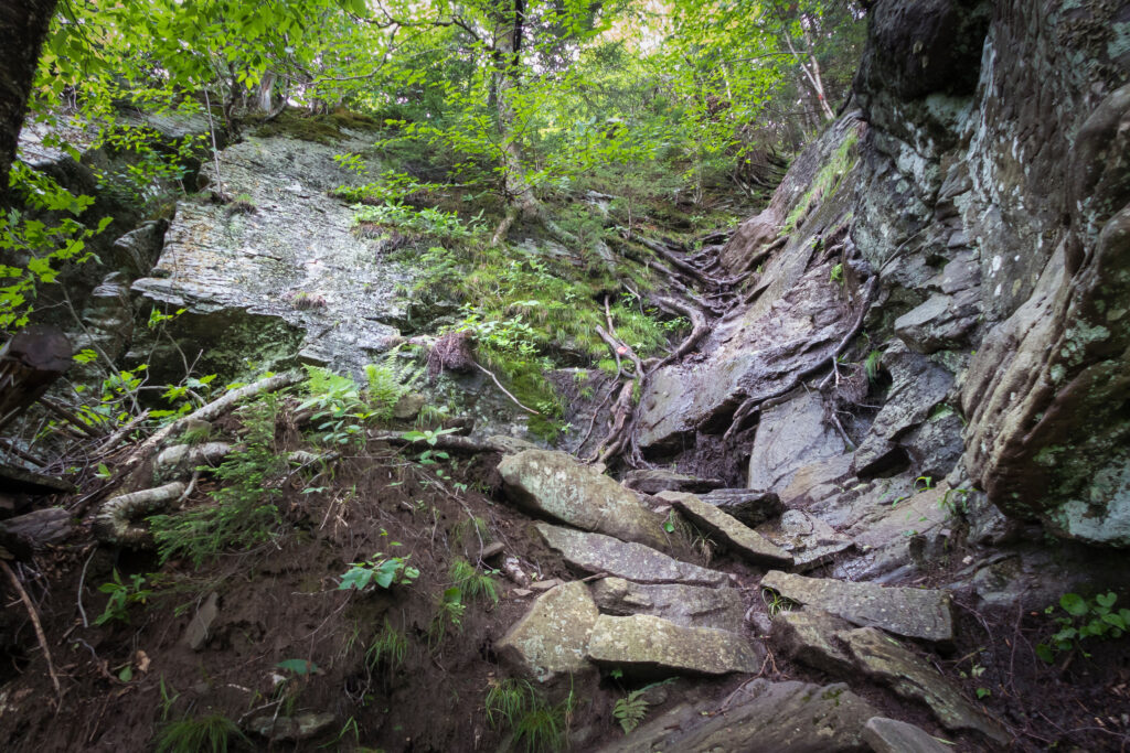 Devils Path Hiking Trail in the Catskill Mountains