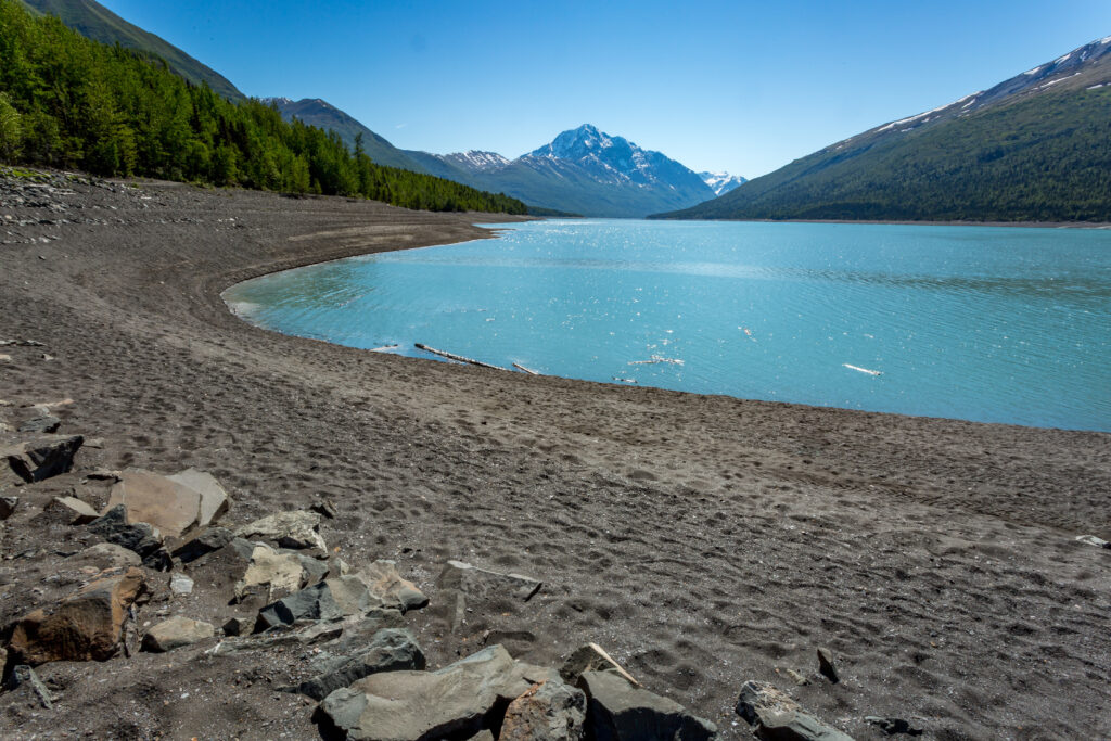 Eklutna Lake in Alaska