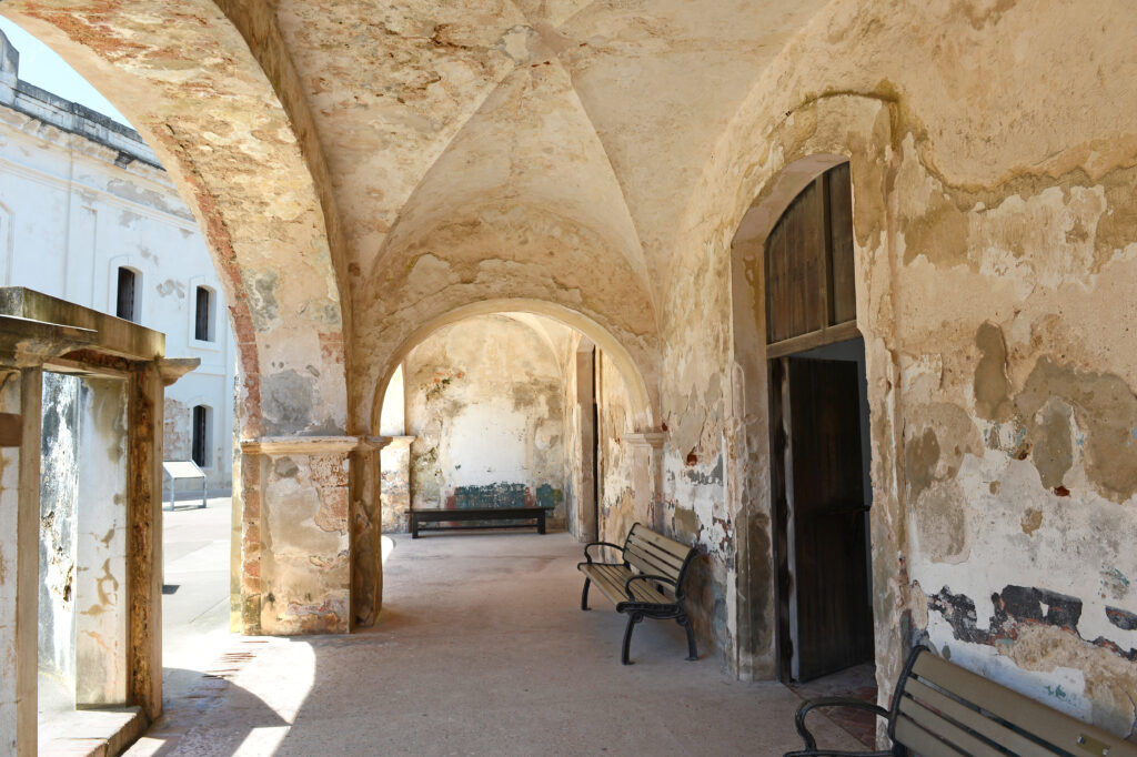 Hallway with Arches at Castillo San Cristobal