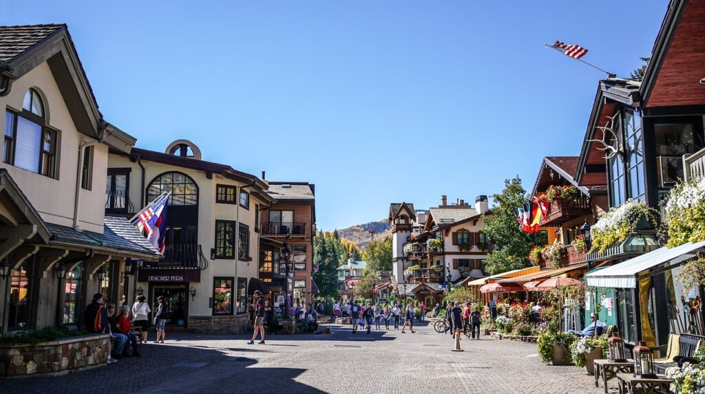 vail colorado, village, architecture