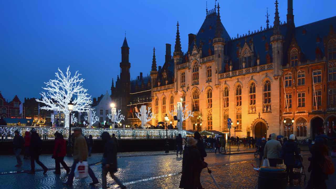 bruges, belgium - christmas stock videos & royalty-free footage