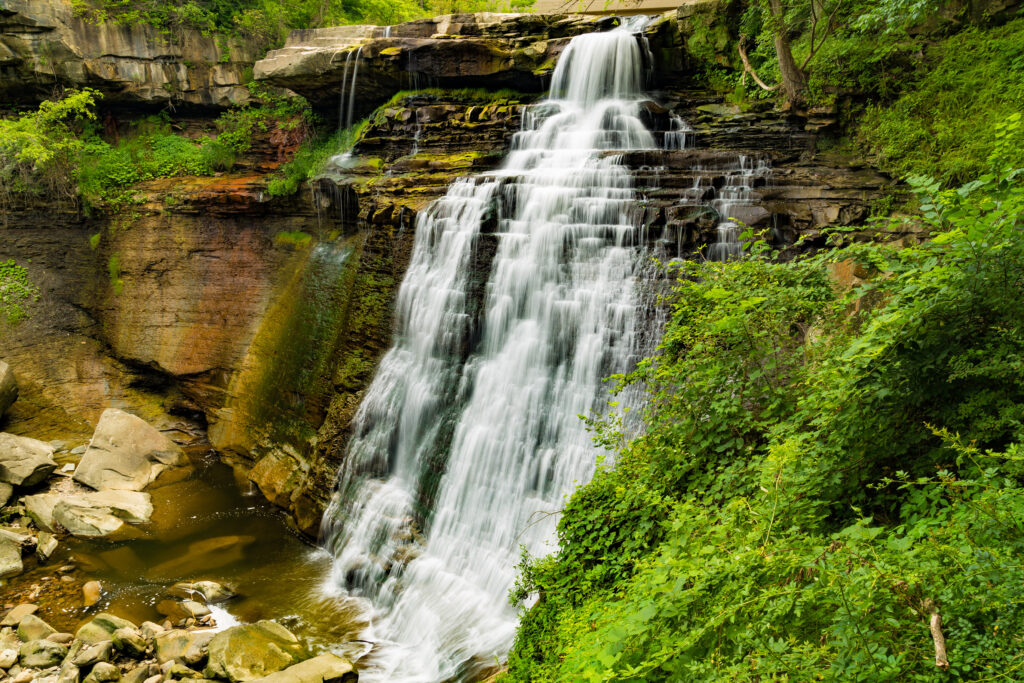 Brandywine Falls in Cuyahoga National Park Ohio