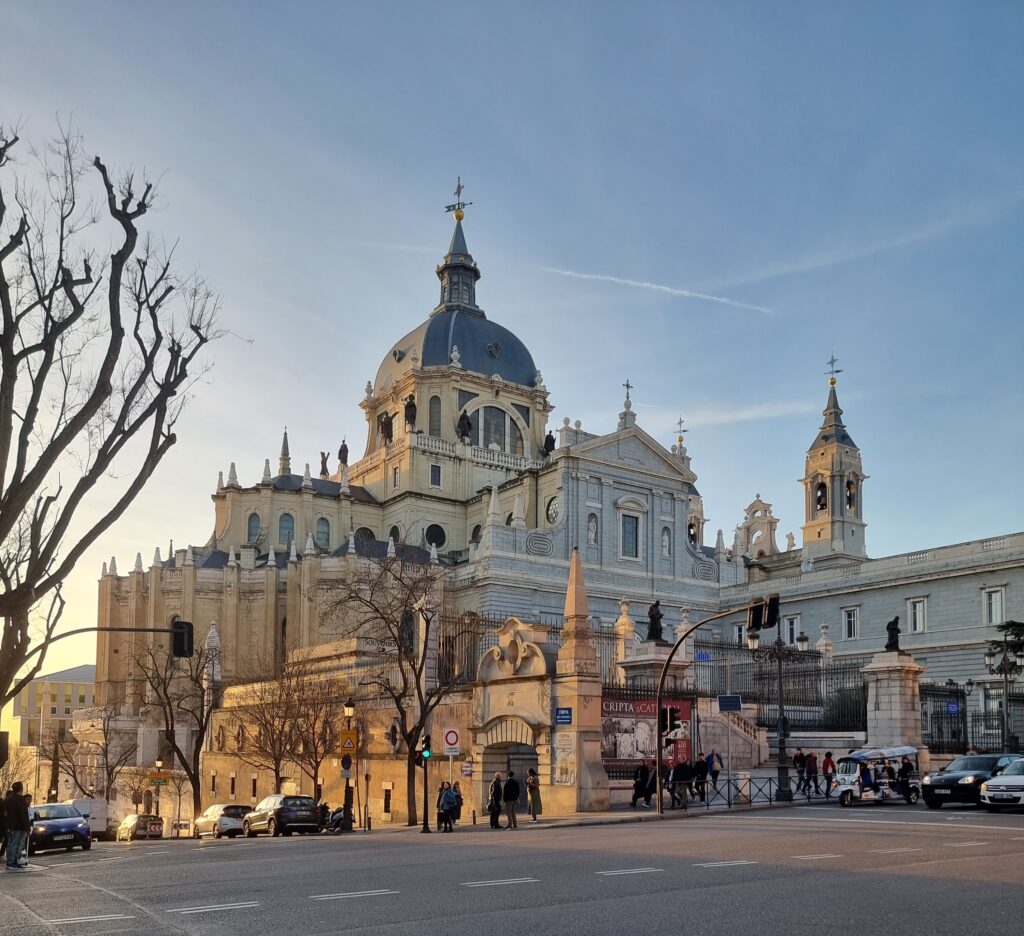 Cathedral in madrid spain