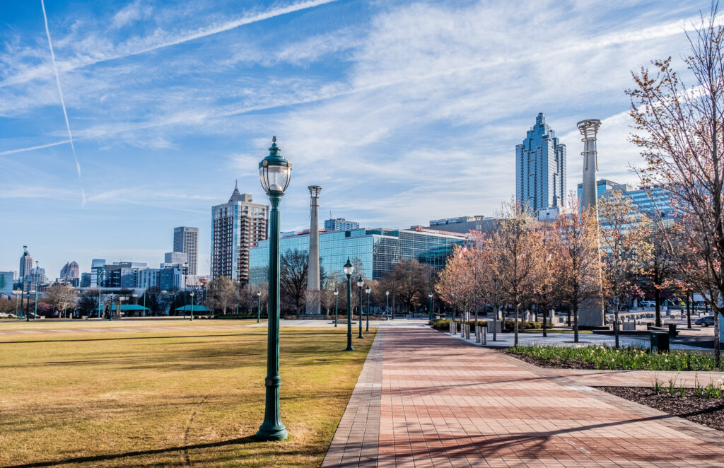 Path Through Centennial Olympic Park