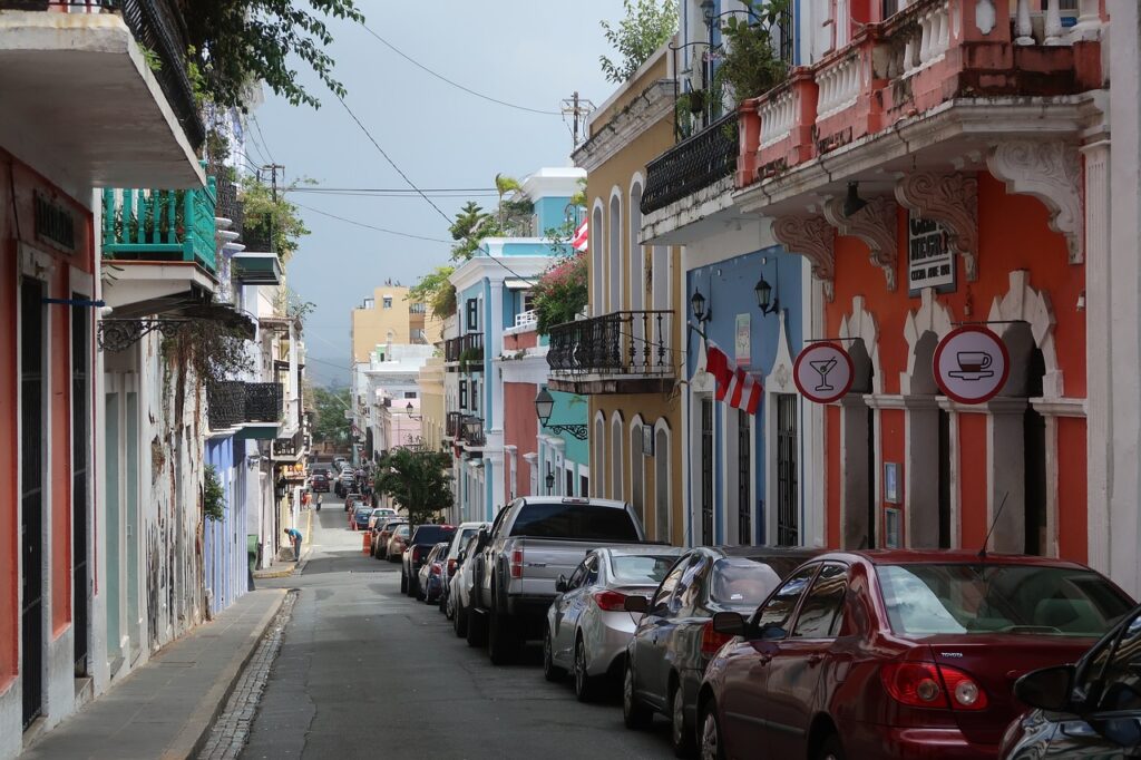 puerto rico, san juan, old street