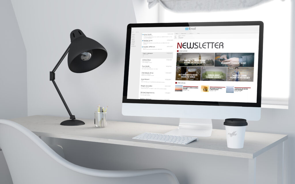 3d desktop workspace rendering newletter