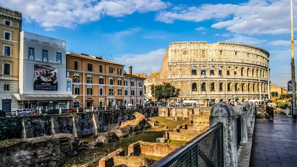 Ancient architecture arena buildings