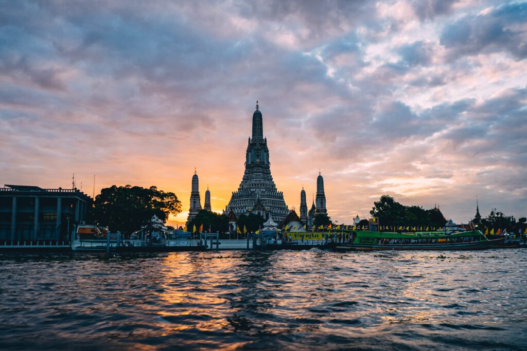 Bangkok as seen from the river