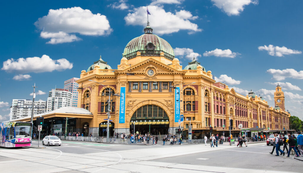 Flinders street Station in Melbourne. Australia.
