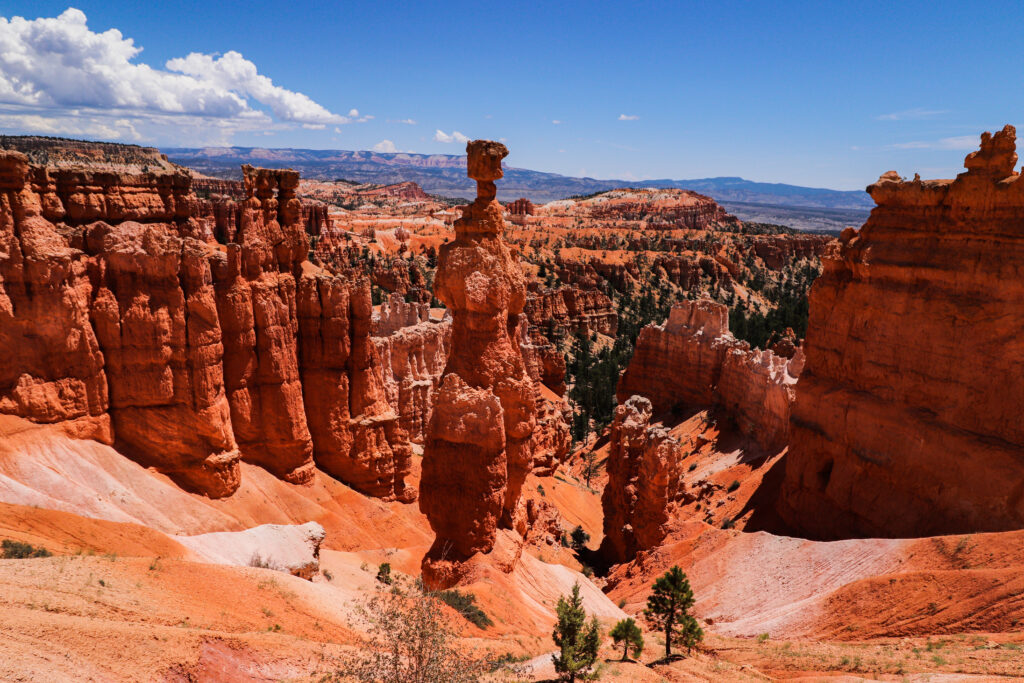 Hoodoos at the bryce canyon national park