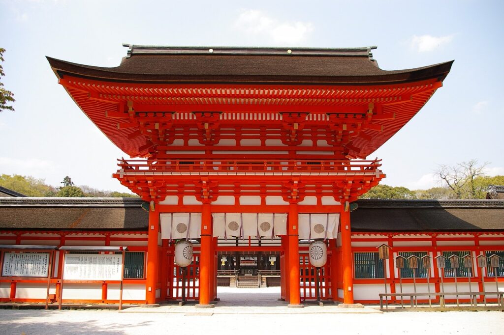 japan, kyoto, shimogamo shrine