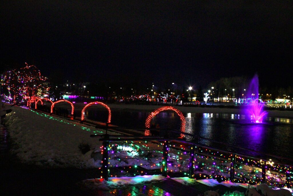 Lights at Lafarge Lake