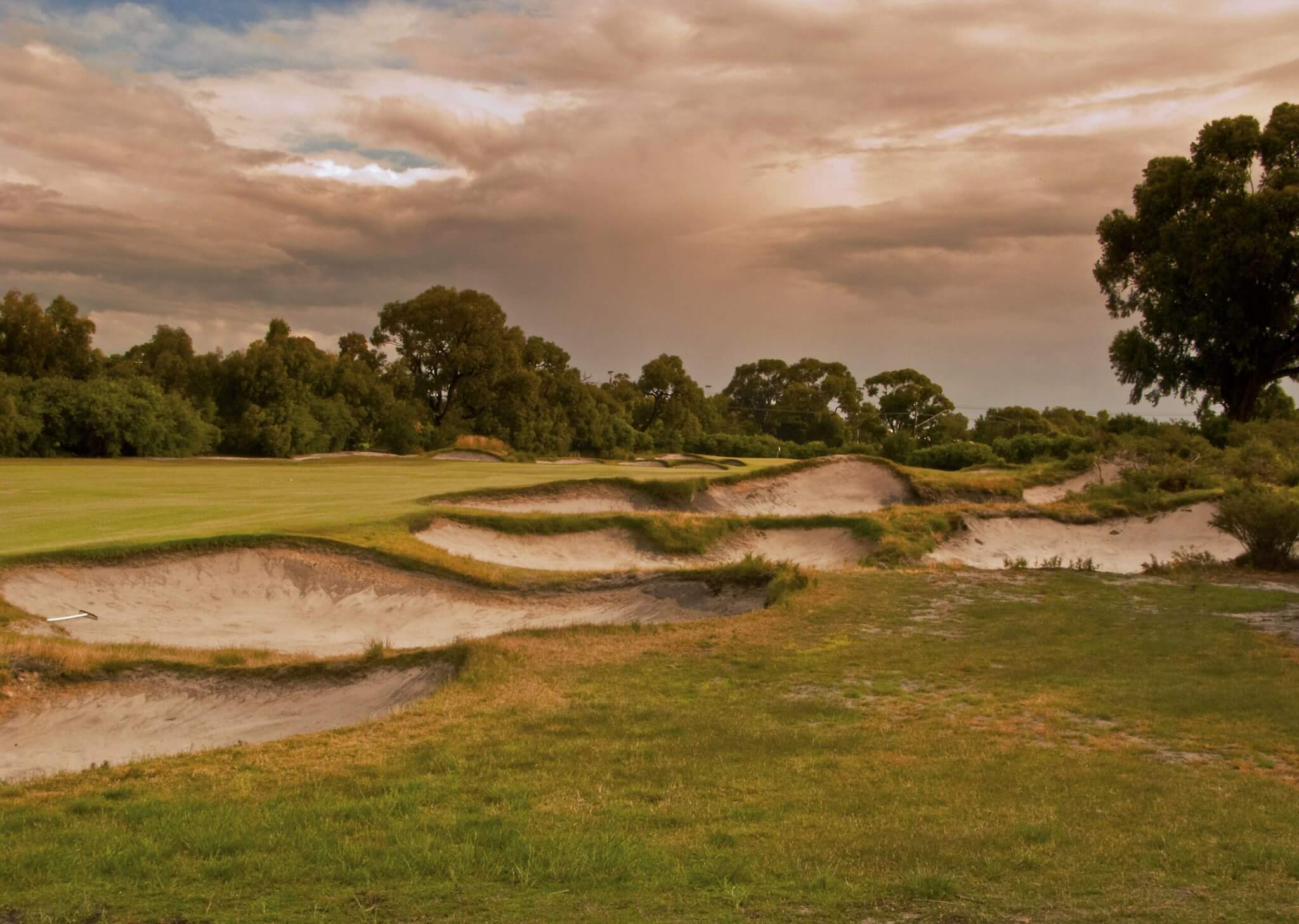 Kingston Heath Golf Club, Australia's No.1 golf course, Melbourne. Australia.