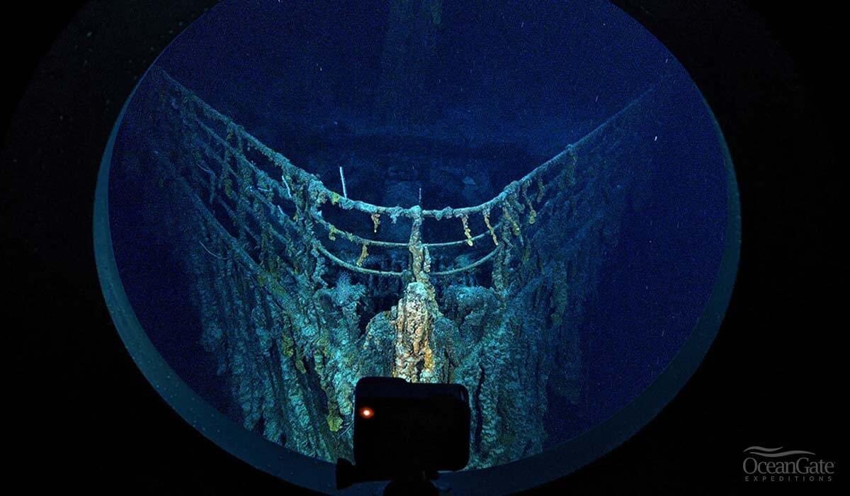 File image provided by the OceanGate Expeditions shows a submarine on a tourism expedition to explore the wreckage of the Titanic. OceanGate Expeditions said in a brief statement on Monday June 19, 2023 that it was mobilizing all options to rescue those on board the vessel. It was not immediately clear how many people were missing. The U.S. Coast Guard did not immediately respond to requests for comment. Media reports said the Coast Guard has launched search-and-rescue operations. The company is currently operating its fifth Titanic \"mission\" of 2023, according to its website, which was scheduled to start last week and finish on Thursday (June 22). The expedition, which costs $250,000 per person, starts in St. John\'s, Newfoundland, before heading out approximately 400 miles into the Atlantic to the wreckage site, according to OceanGate\'s website.