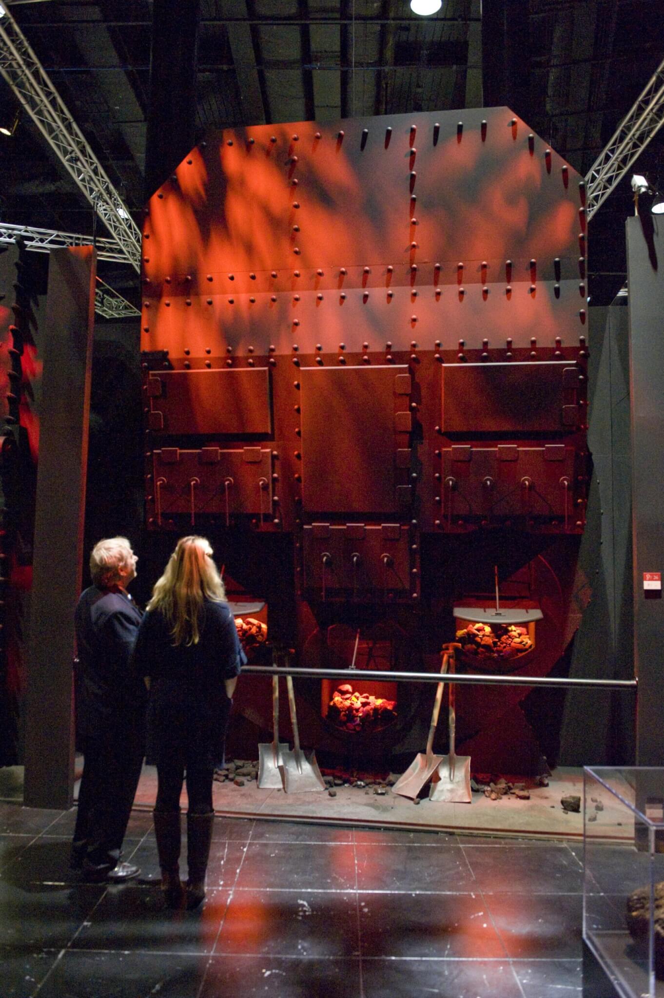 An Exhibition About The Sinking Of Rms Titanic Opens At The O2 Bubble. Boiler Room Picture By Glenn Copus 