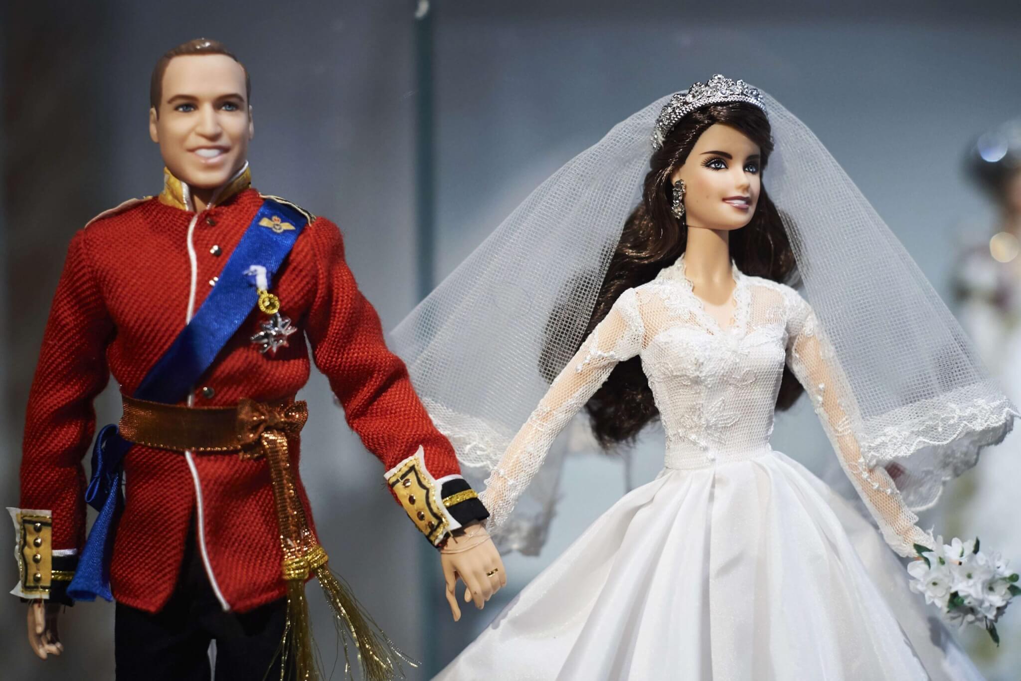 Prince William and Catherine Duchess of Cambridge, barbie doll