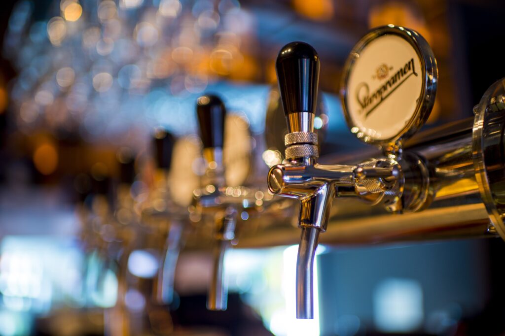 Stainless steel beer dispenser