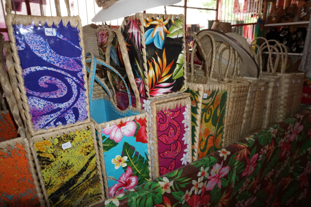 TAHITI, FRENCH POLYNESIA - AUGUST 4 2018 - Papetee traditional market