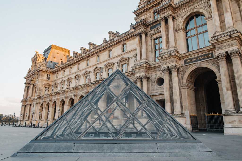 The louvre museum in paris france