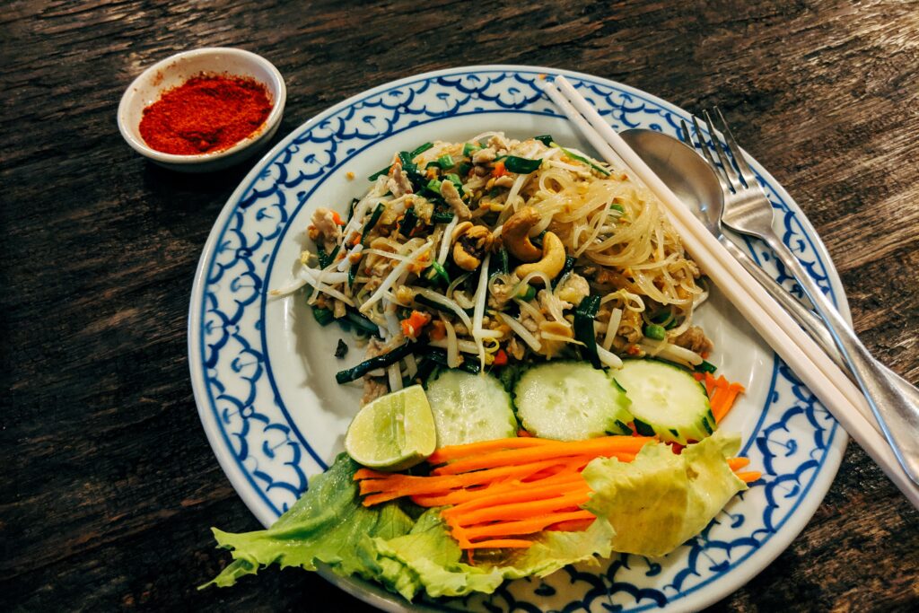 Traditional Pad Thai in Chiang Mai, Thailand