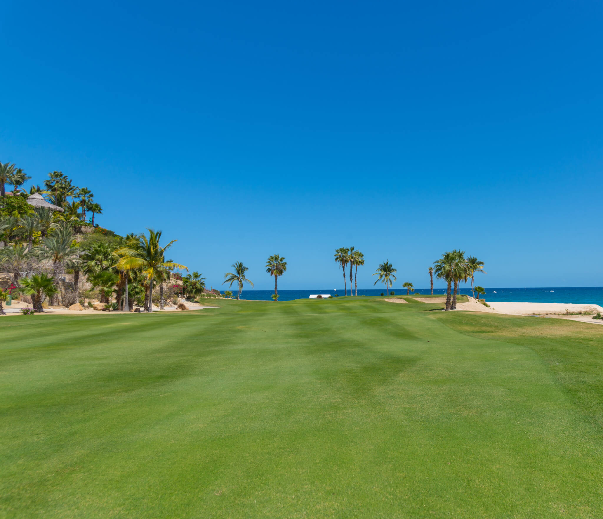 Beautiful golf hole in mexico