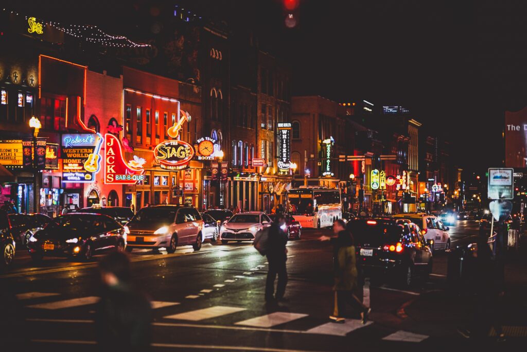 Broadway, Downtown Nashville, TN