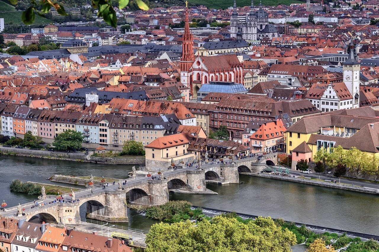 city, würzburg, germany