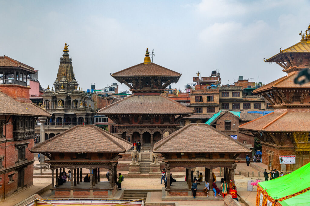 The durban square in kathmandu nepal