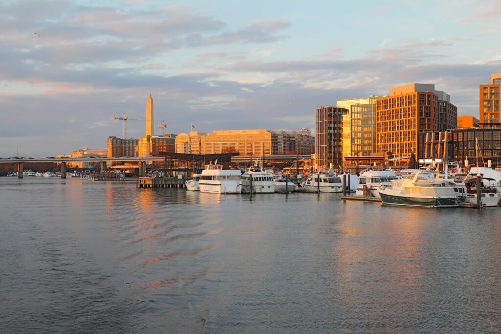 The Wharf and buildings at the DC Waterfront