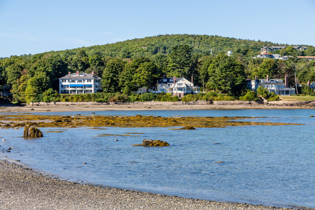Three Mansions on Maine Coast