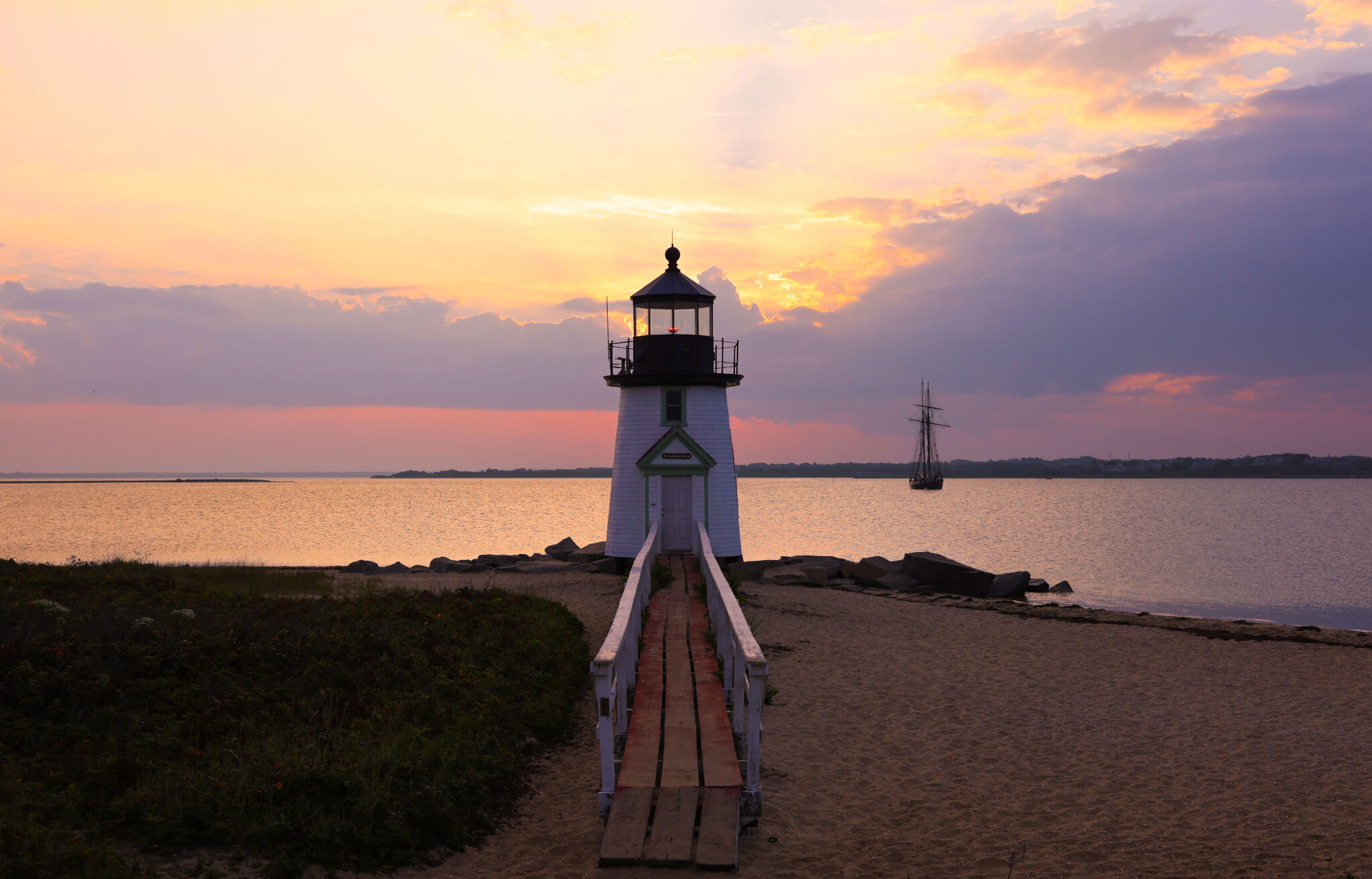 Daybreak 6 30 to 7 00 am september 6 2023 brant point nantucket ma