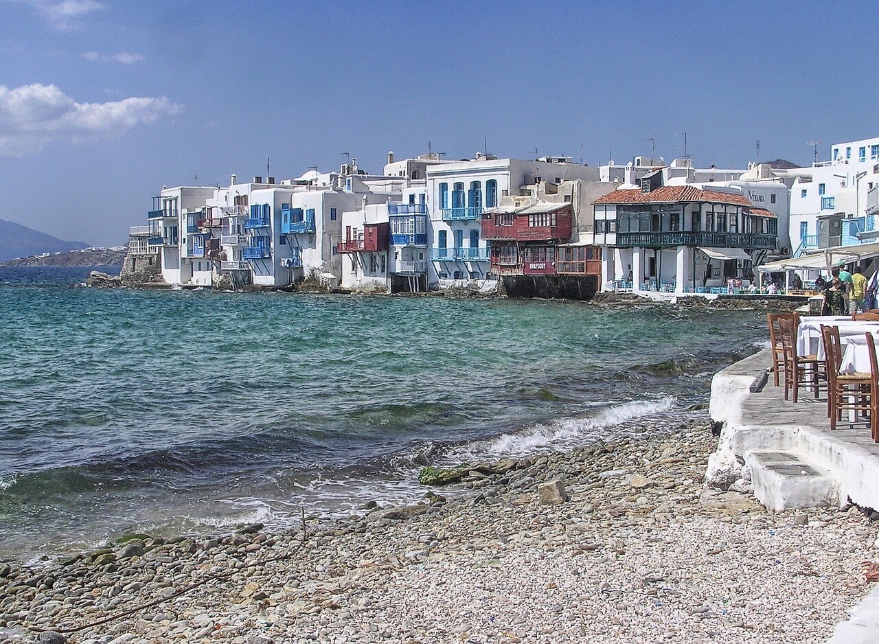 mykonos, beach, sea