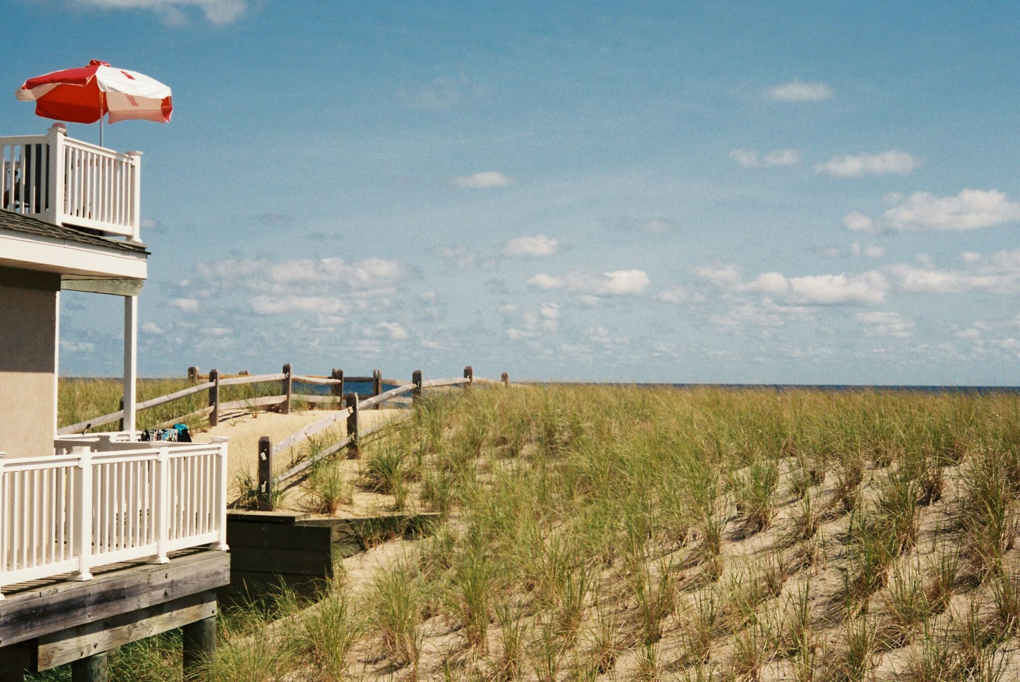 New Jersey beach. Shot with Canon AE-1 Program.