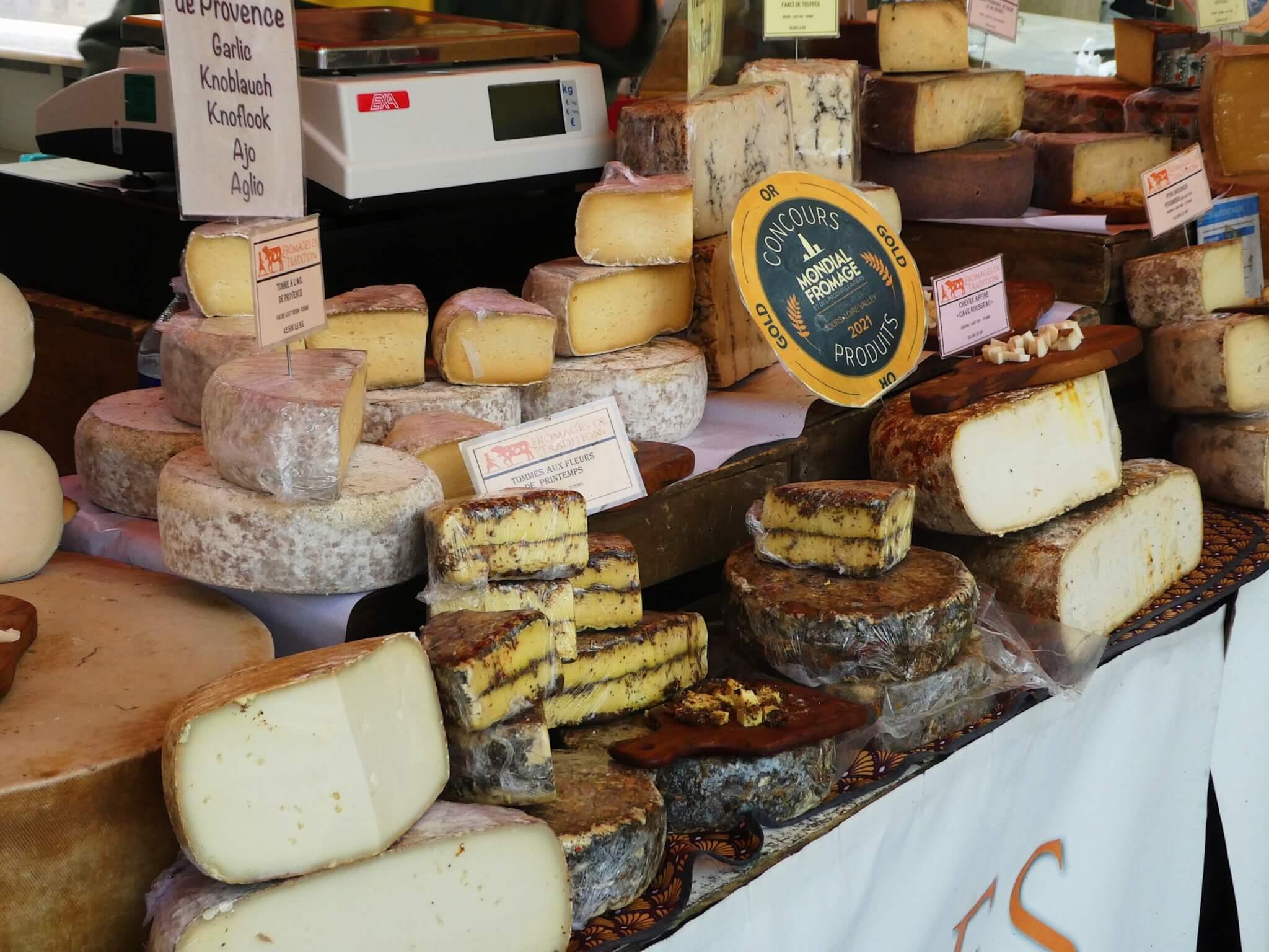 Cheese at French Marketplace