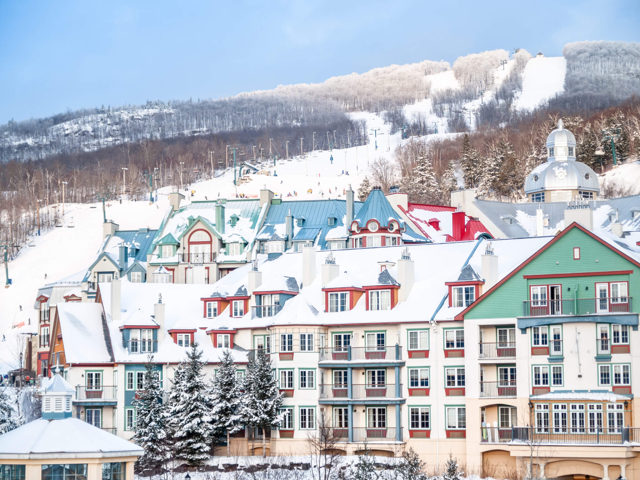 Mount-Tremblant, Quebec, Canada ski resort village