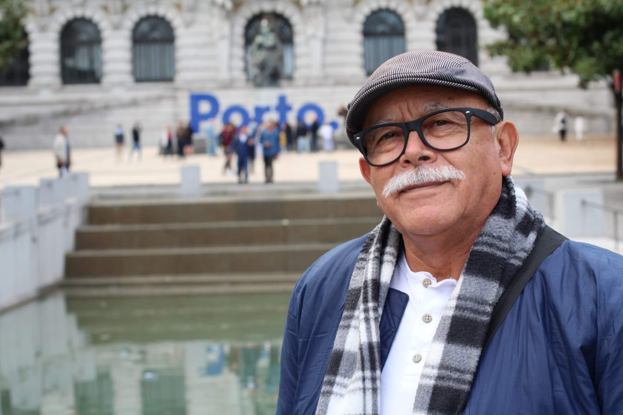 Portuguese senior man in Porto,Portugal