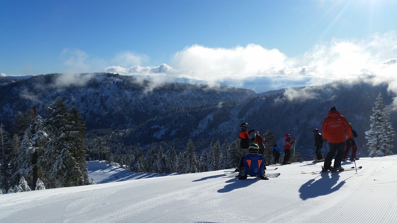 snow, winter, mountain